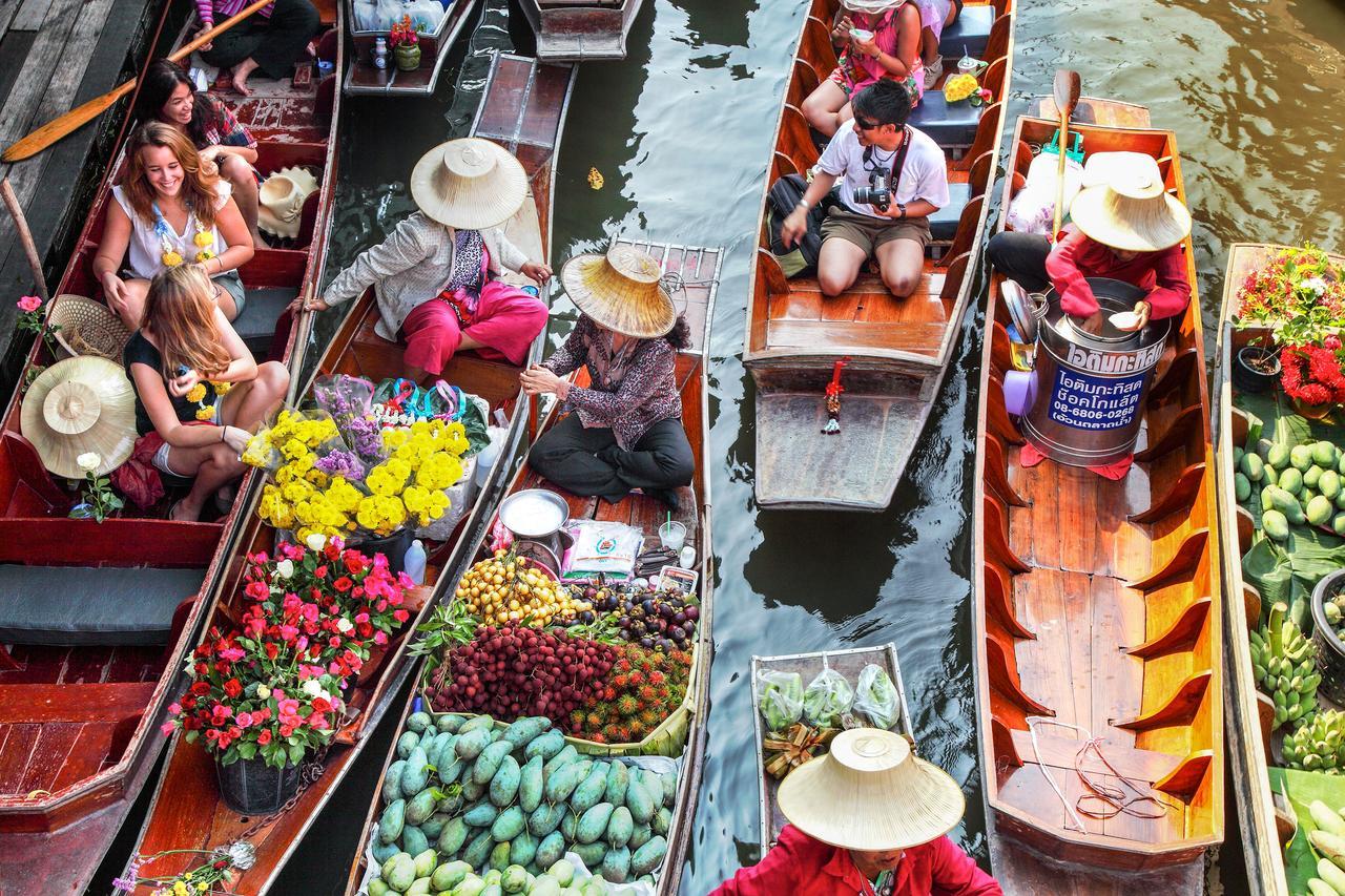Damnoen Saduak 和平旅馆旅舍 外观 照片